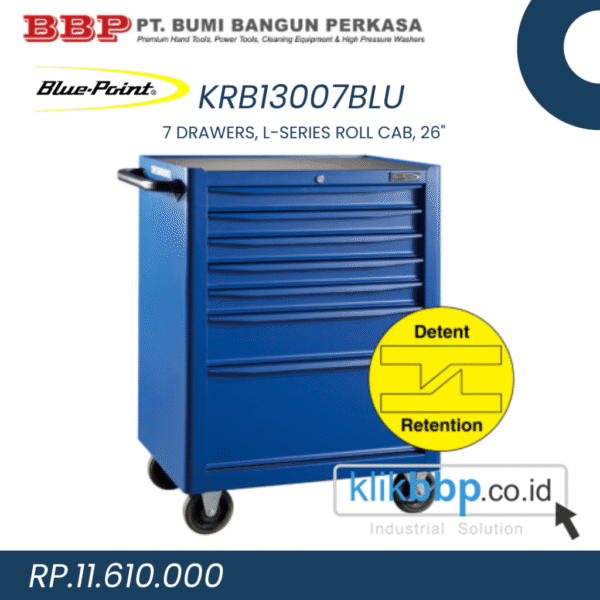 Blue-Point KRB13007BLU – 7 Laci L-Series Roll Cab 26" (Tool Storage Cabinet)